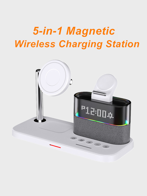 5-in-1 Magnetic Wireless Charging Station